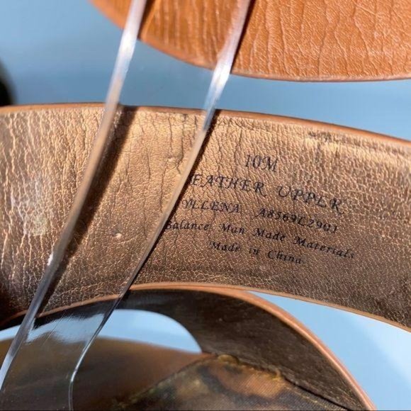 Sam Edelman Yelena Block Heel Gold Chunky Sandals - Picture 5 of 12